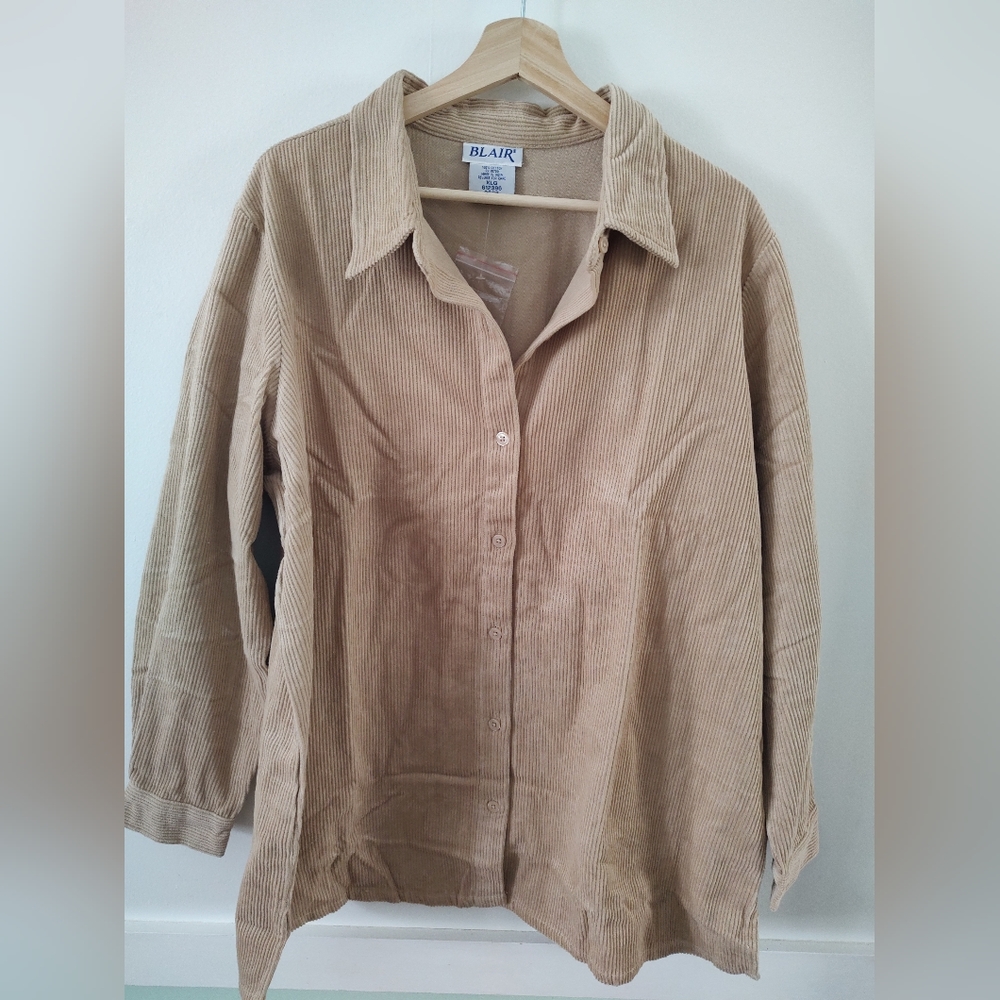 Vintage Blair Corduroy Button Down- NWOT, Size XL